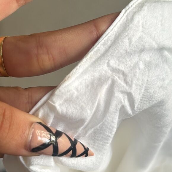 Madewell V-Neck Mini Shirtdress Womens XS White - Picture 11 of 12